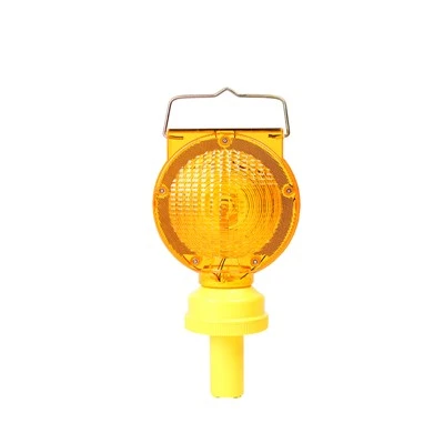 Amber LED napenergia -barikád forgalom villogó jel fény