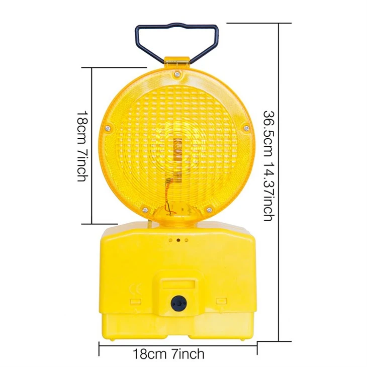 Battery Traffic Barricade Light for Work Zones, Road Maintenance